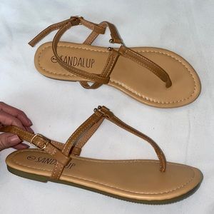 Nude sandals